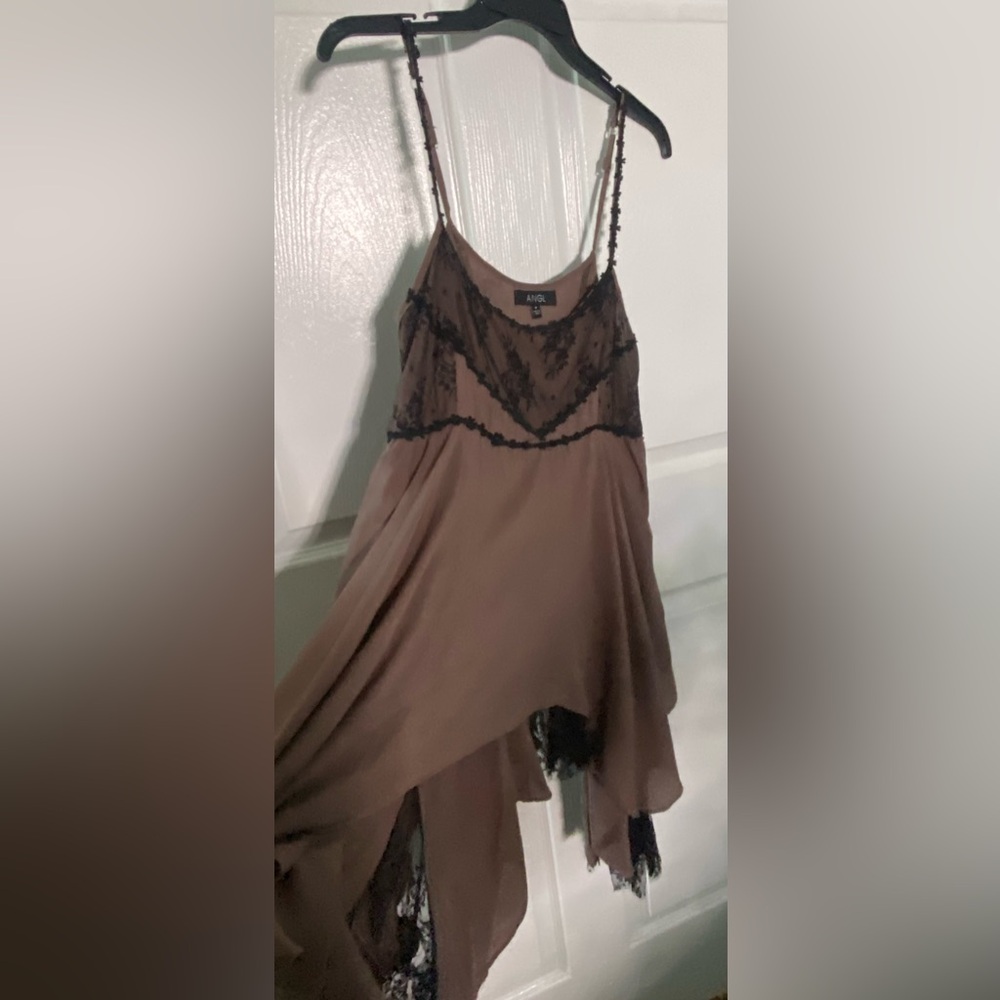 ANGL Brown & Black Tunic Size Medium - Picture 8 of 11